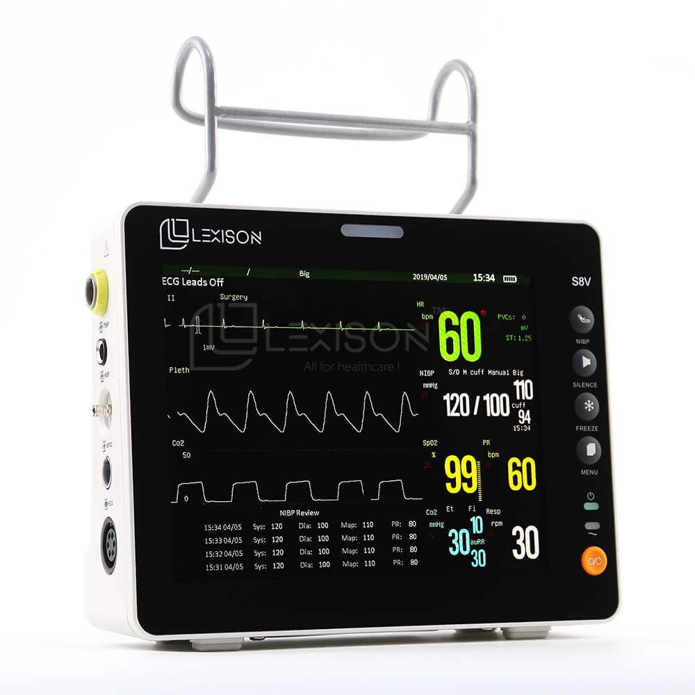 PPM-S8V High Quality 8inch Multi-parameter Veterinary Monitor