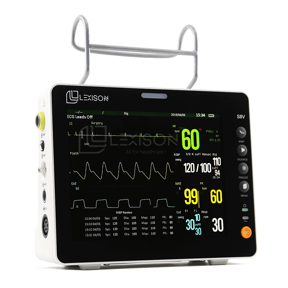 PPM-S8V High Quality 8inch Multi-parameter Veterinary Monitor