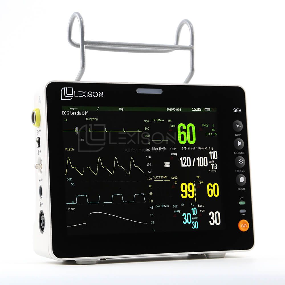 PPM-S8V High Quality 8inch Multi-parameter Veterinary Monitor